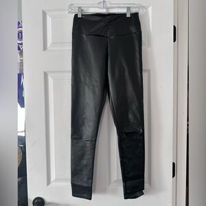 Black Faux Leather Leggings